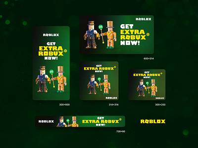 Google ADS Banners for Roblox ads banner banner design facebook post graphic design