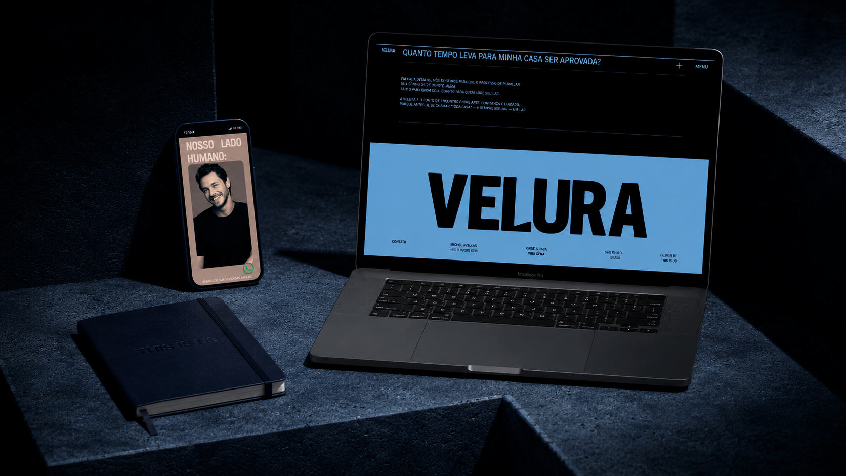 Velura | Brand Identity System & Landing Page Design art direction brand design branding copywriting editorial framer landing page logo design poster print design website design