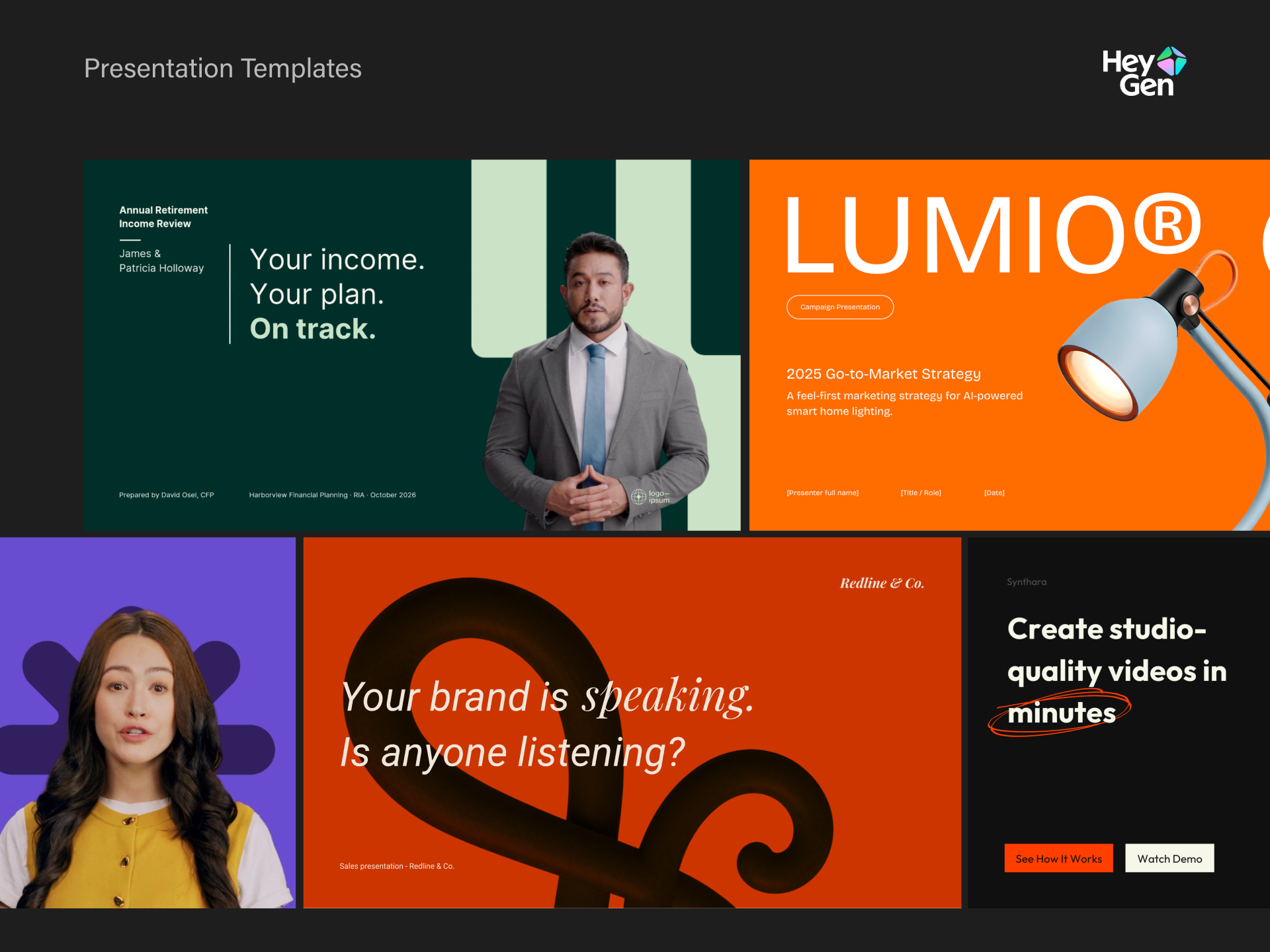 Presentation Templates for HeyGen - AI Video Platform business presentations google slides graphic design investor deck pitch deck template pitch decks powerpoint presentation design presentation designer presentation template template template design