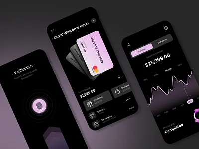 Wallet app dark theme