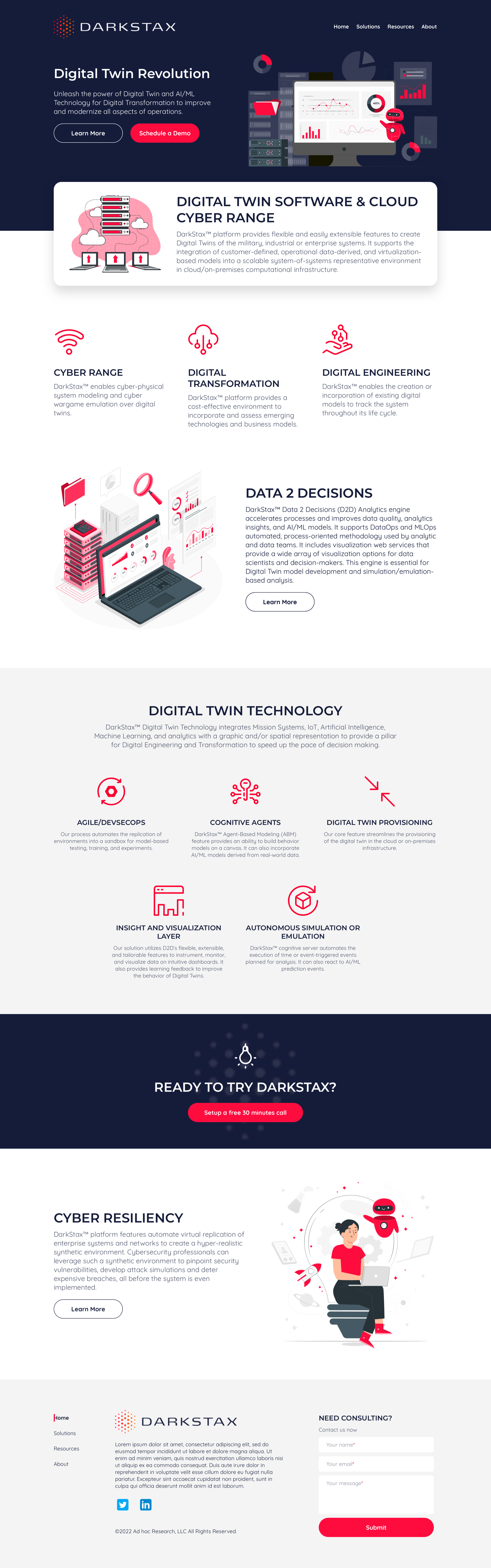 Darkstax Landing page adobe xd ai design desktop figma graphic design landing page sketch technology ui ui design user interface user interface design uxui design website