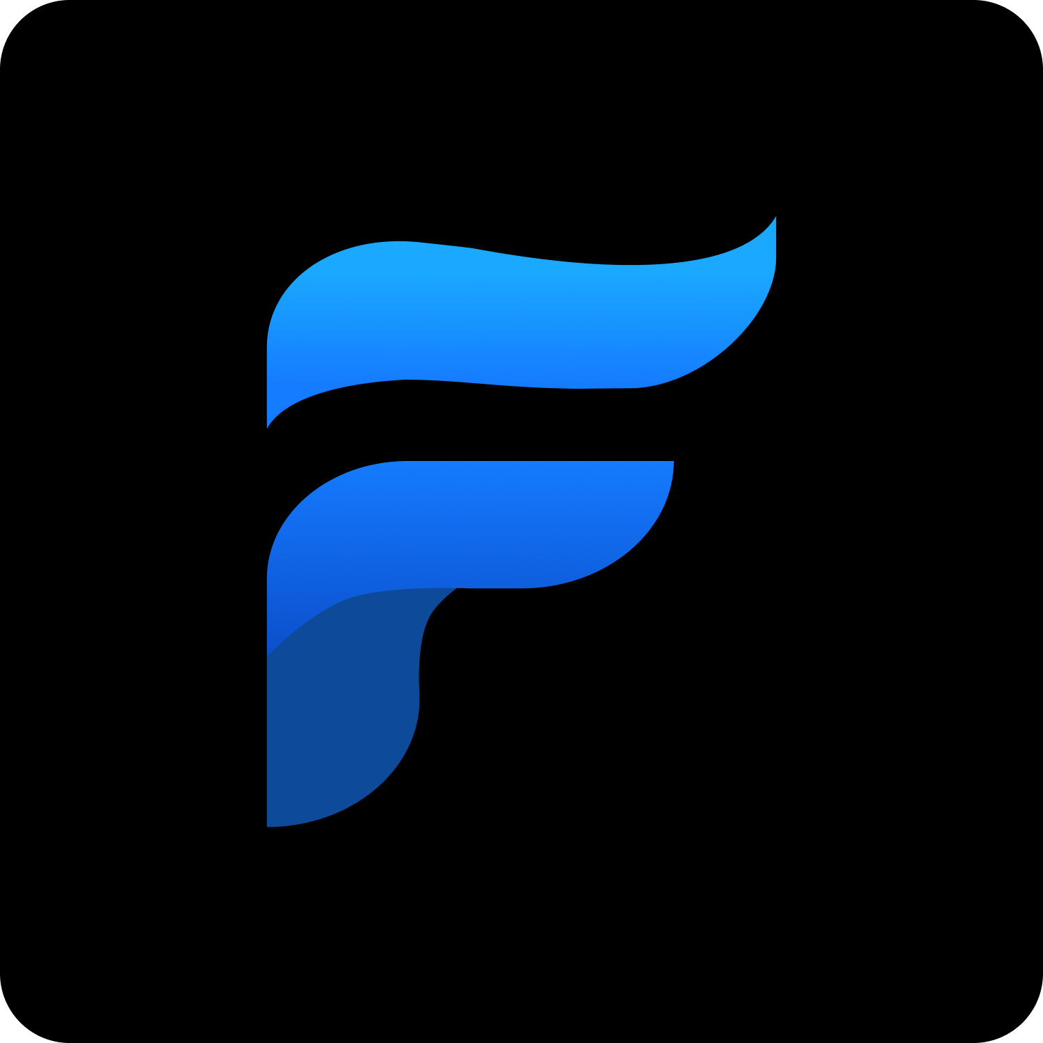 Flowbase — Brand Identity for a SaaS Project Management Tool app icon blue logo brand identity brand mockup branding creative design figma freelance designer logo design logo designer logo mark minimalist logo mockup monogram product design saas branding startup branding tech logo ui ux design visual identity