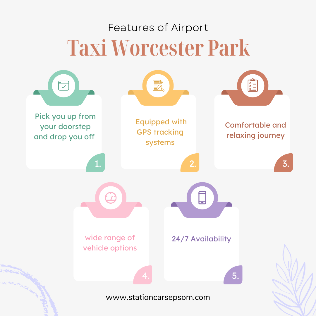Features of Airport Taxi Worcester Park by Station Cars Epsom on Dribbble