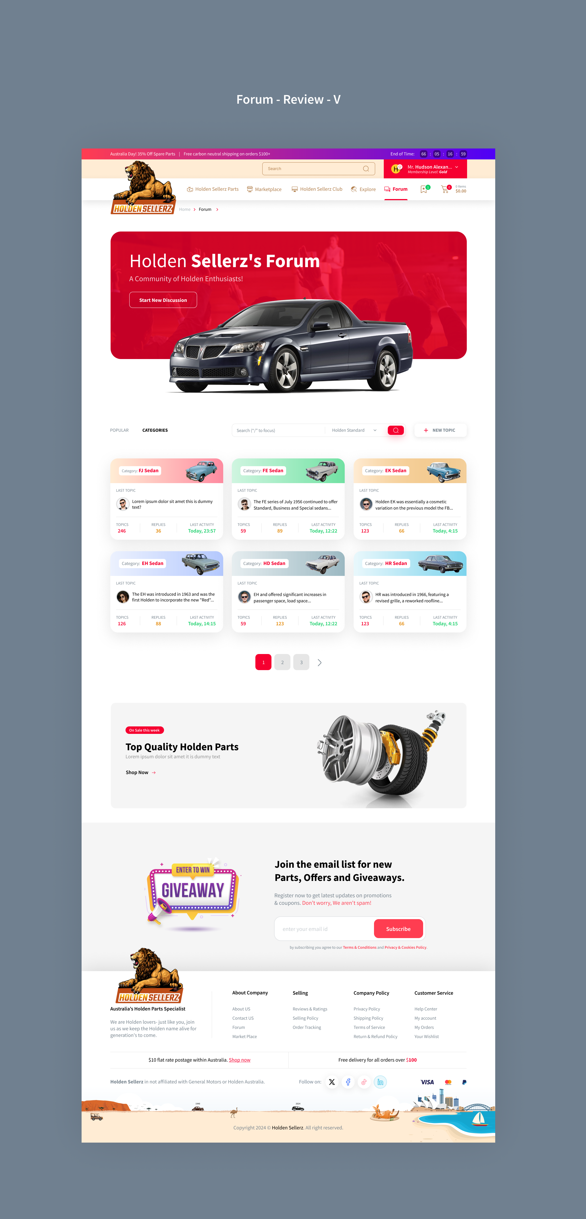 Holden Sellerz - E-Commerce Website e commerce holden spare part portal spareparts used car spareparts used cars website
