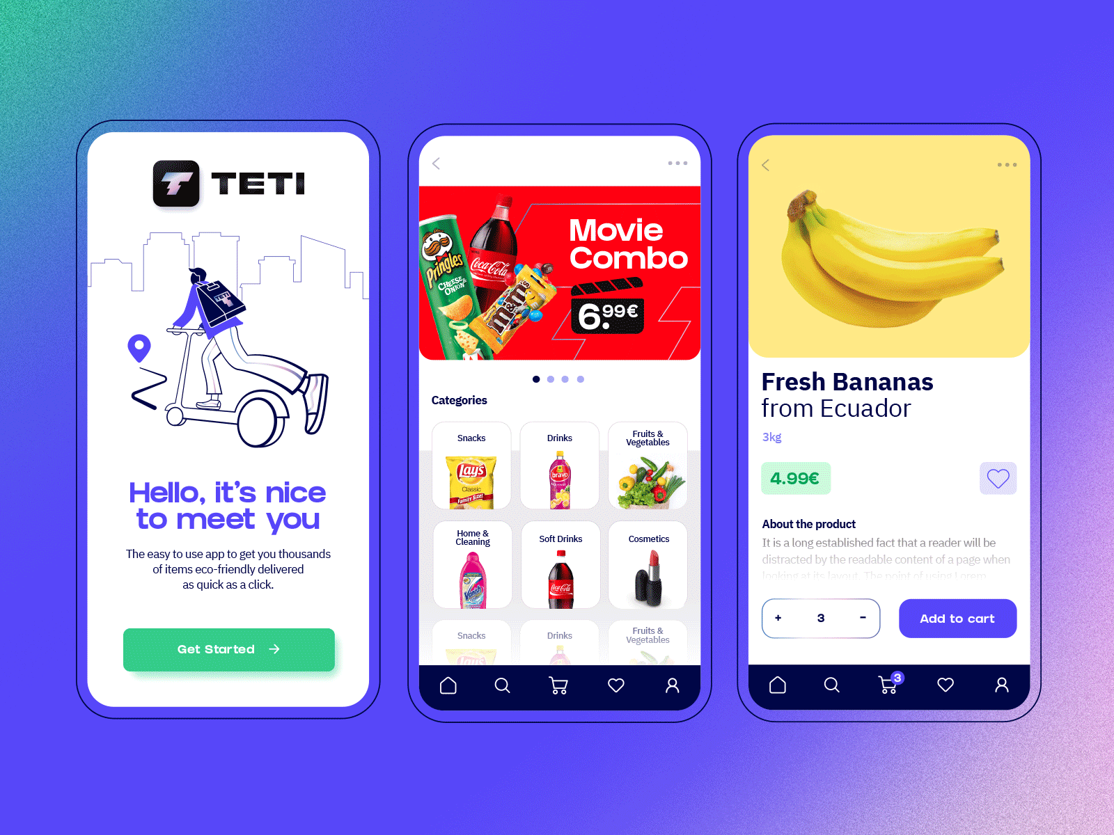 TETI - App Screens by Urim Karakashi for Honedon on Dribbble