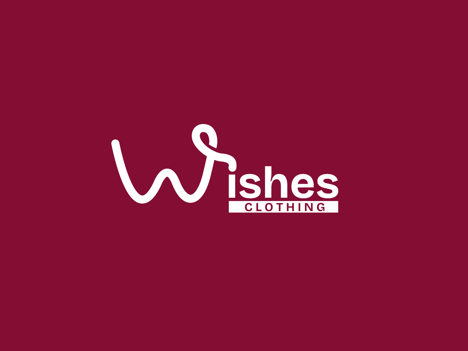 Clothing Logo for Wishes Fashion Brand apparel branding brand identity clothing brand clothing logo fashion branding fashion logo logo design logomark minimalist logo streetwear logo urban fashion