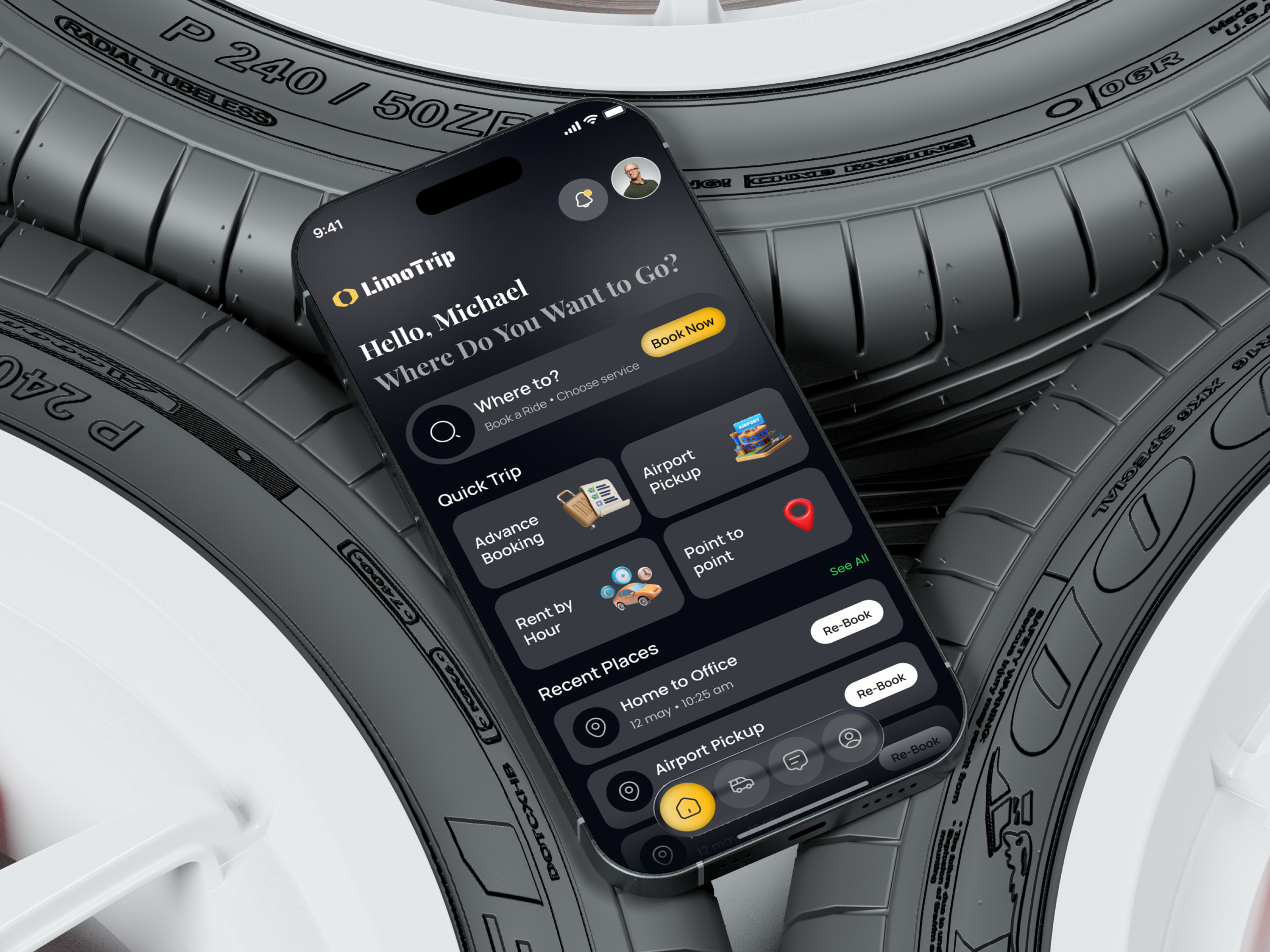 LimoTrip – Premium Limousine Booking App UI app car app car booking app car rental car ui kit chauffeur service limousine luxury car rental app luxury car ui premium car app premium cars rent a car ride share super car rental ui