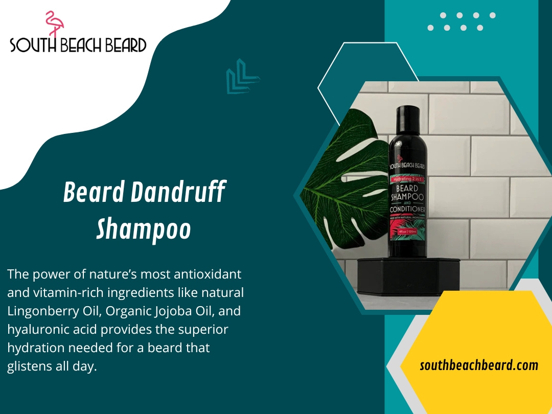 Beard Dandruff Shampoo by South Beach Beard on Dribbble