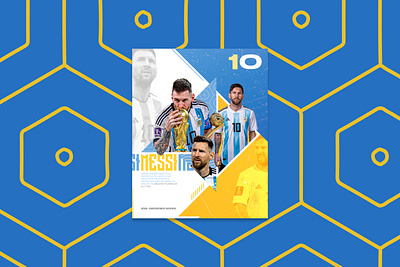 Fan Art for G O A T Messi Leo Messi branding design graphic design sachitheek typography