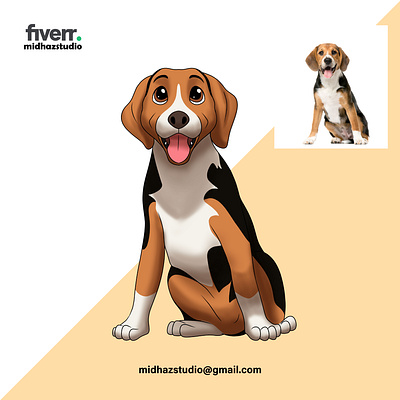 Vector Dog animals cartoon design dog graphic design illustration