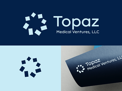 Topaz Medical Ventures branding design graphic design identity logo topaz