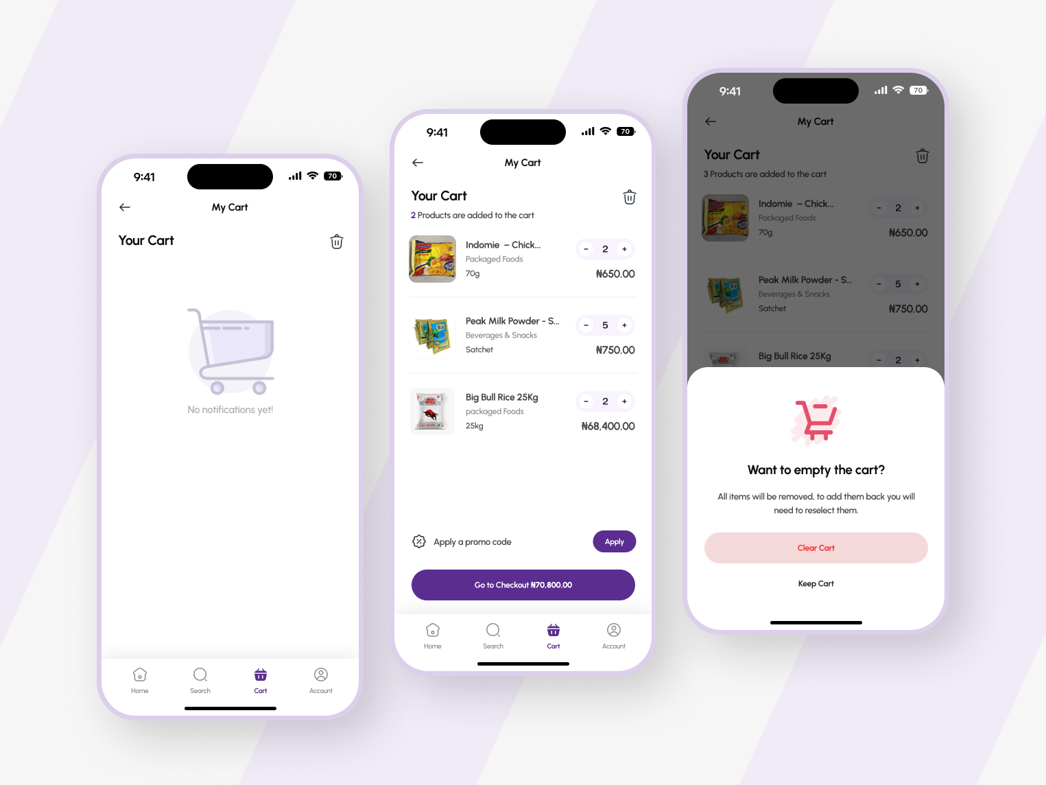 GoKart – Hyperlocal Grocery Delivery App | Mobile App UI deliveryapp ecommerce groceryapp lagos mobileapp productdesign uidesign uxdesign