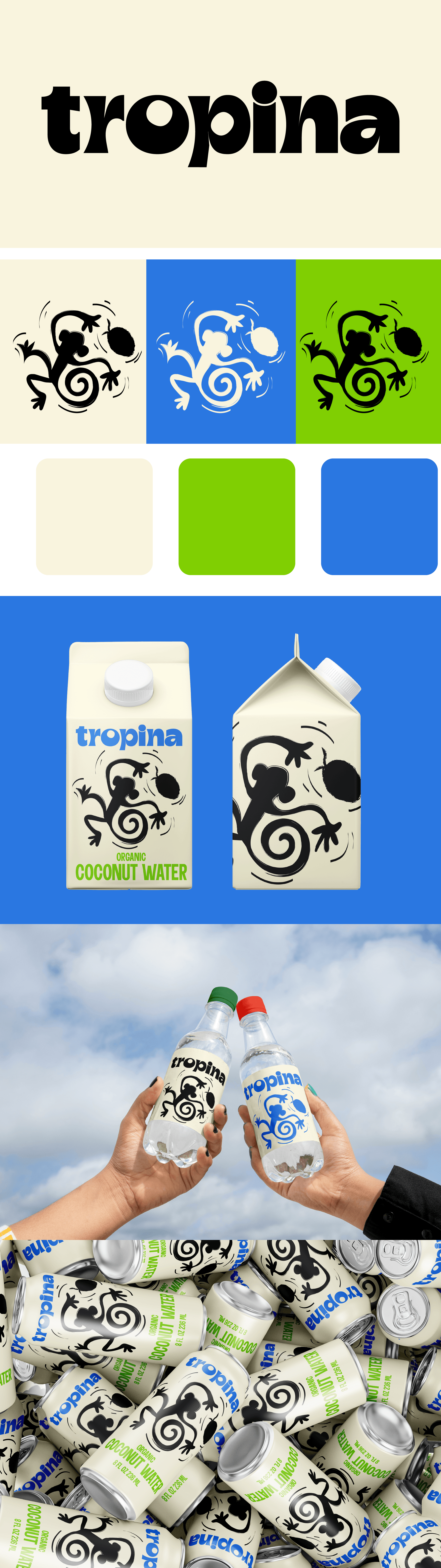 Coconut Water Brand bevarage branding drinking food graphic design logo packaging design product packaging water