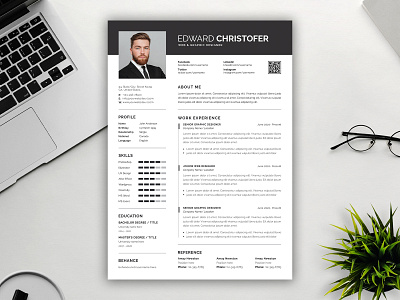 Resume/CV cv cv template resume resume design resume template