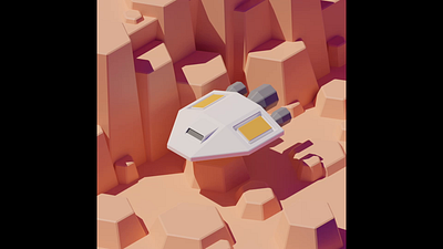 Canyon spaceship animation blender canyon spaceship