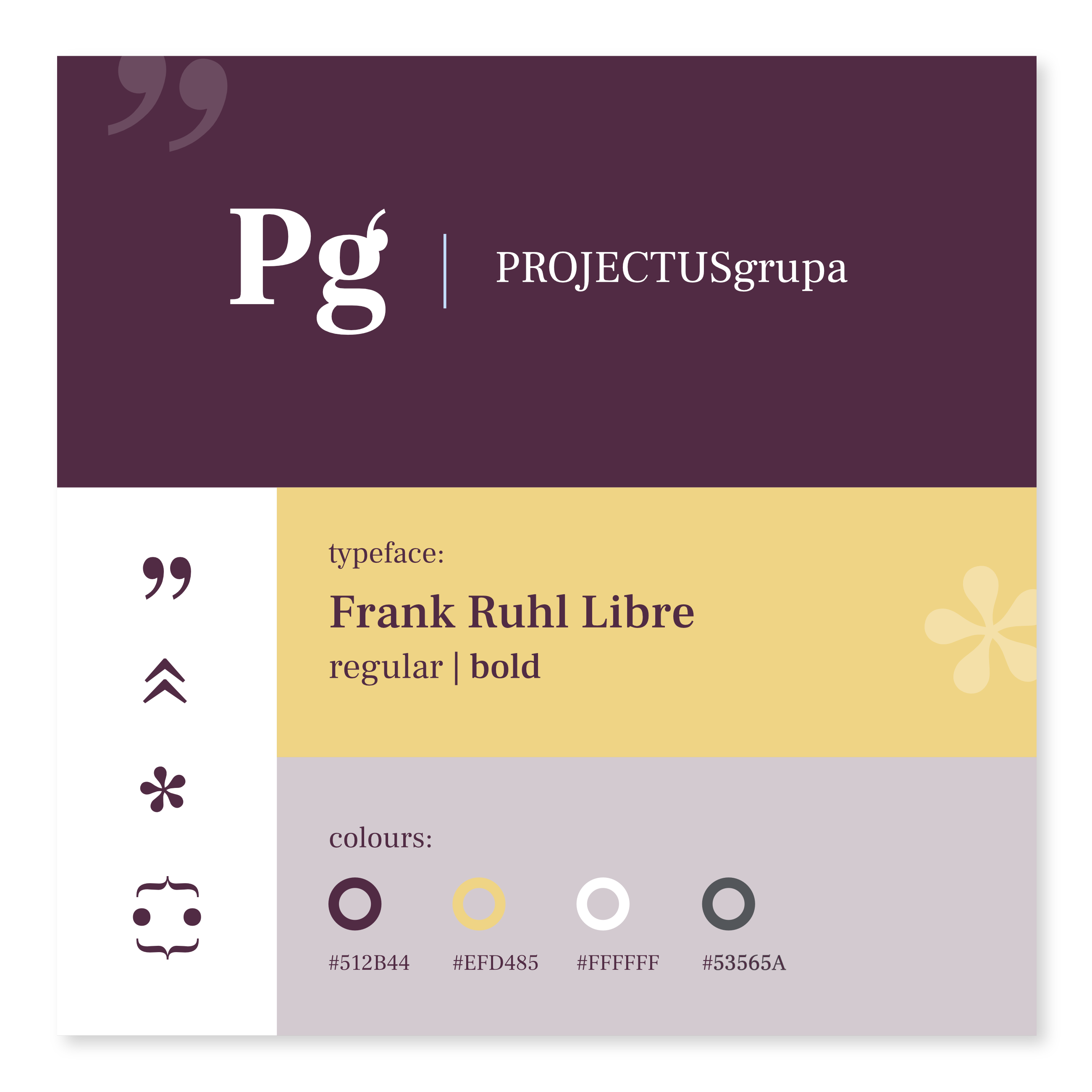Moodboard / brandguide branding guide graphic design logo