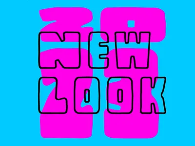 New Year, New Look branding graphic design