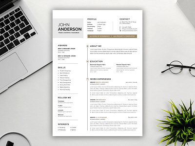 Resume/CV cv cv template resume resume template