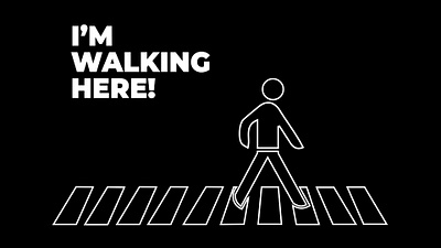 New York Jaywalking graphic design illustration motion graphics