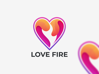 LOVE FIRE app branding design graphic design icon illustration logo love fire logo love logo ui ux vector