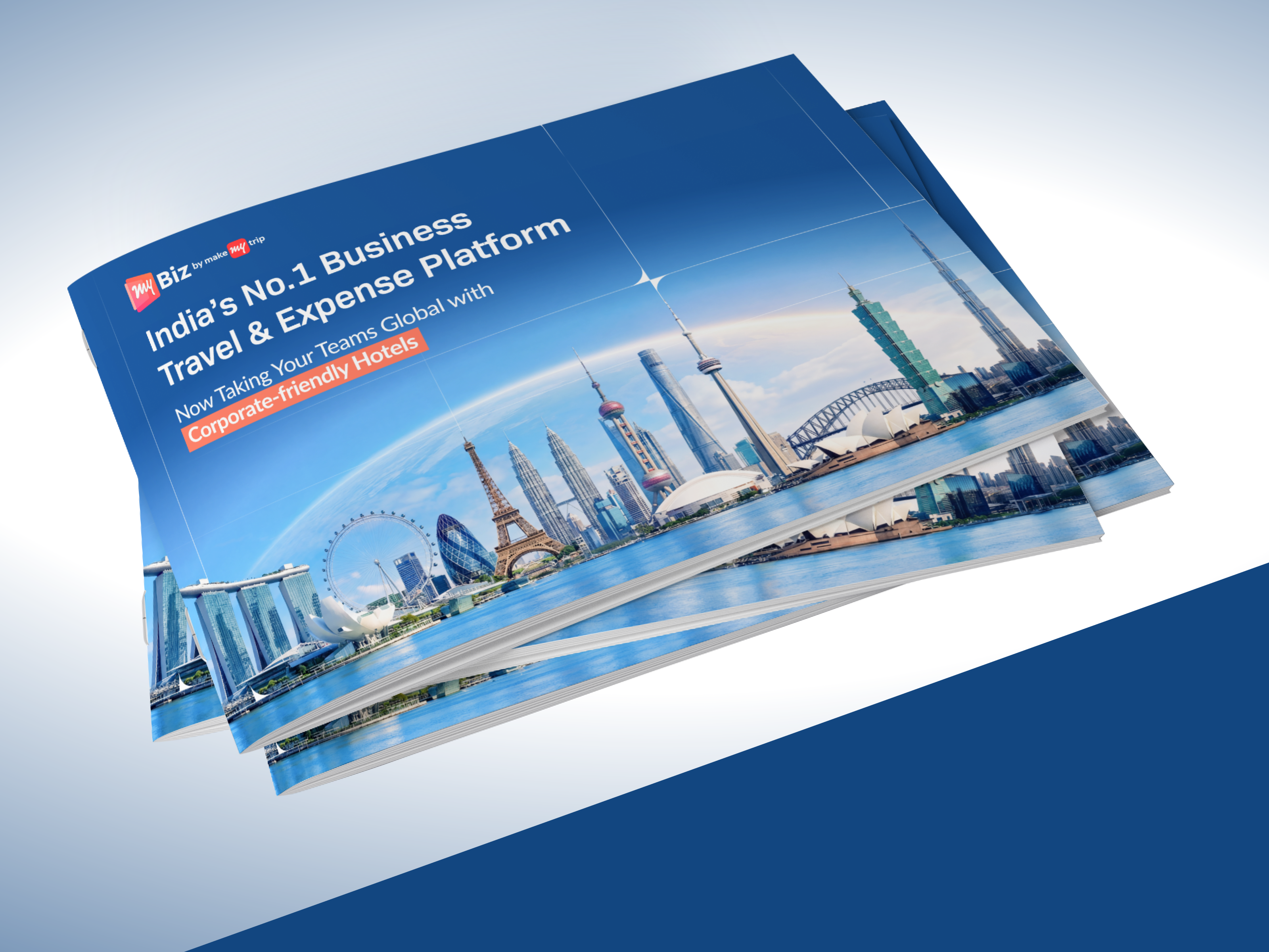 Brochure for MMT ads branding brochure creatives graphic design social media