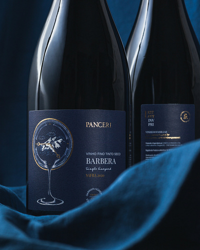Barbera Wine Label barbera embalagem illustration label packaging rotulo wine winery