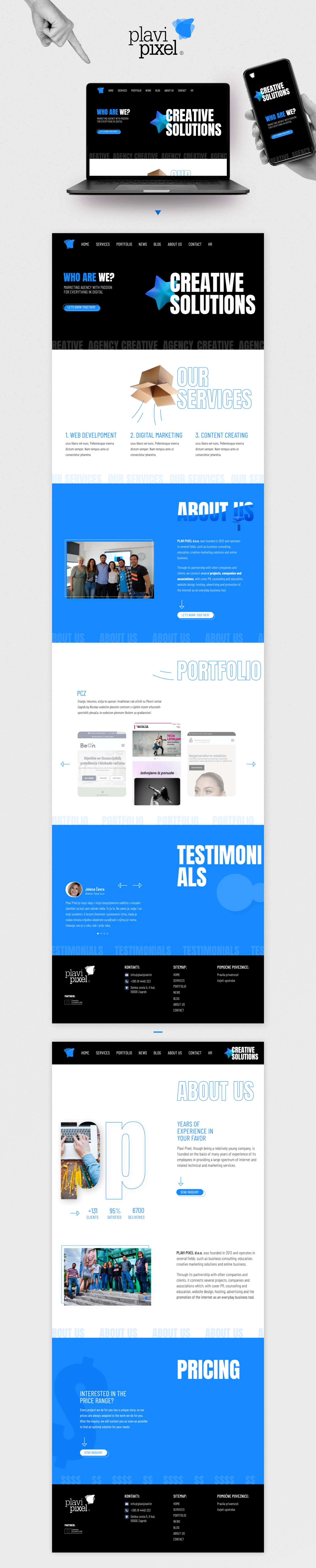Web agency | Redesign 3d branding minimalistic redesign ui web design
