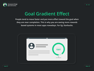 ✨ Goal Gradient Effect | UX Design Laws - 02 ✨ figma ux design ux design laws