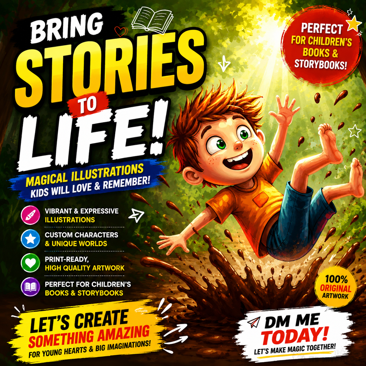 Professional Children's Book Illustrations amazon kdp illustration book illustration character design childrens book art childrens book artist childrens book author childrens book design childrens book illustration childrens book illustrator custom illustrations cute character design educational book illustration fantasy illustration kids book illustration kids storybook picture book art picture book illustrator self publishing author storybook artist storybook illustration
