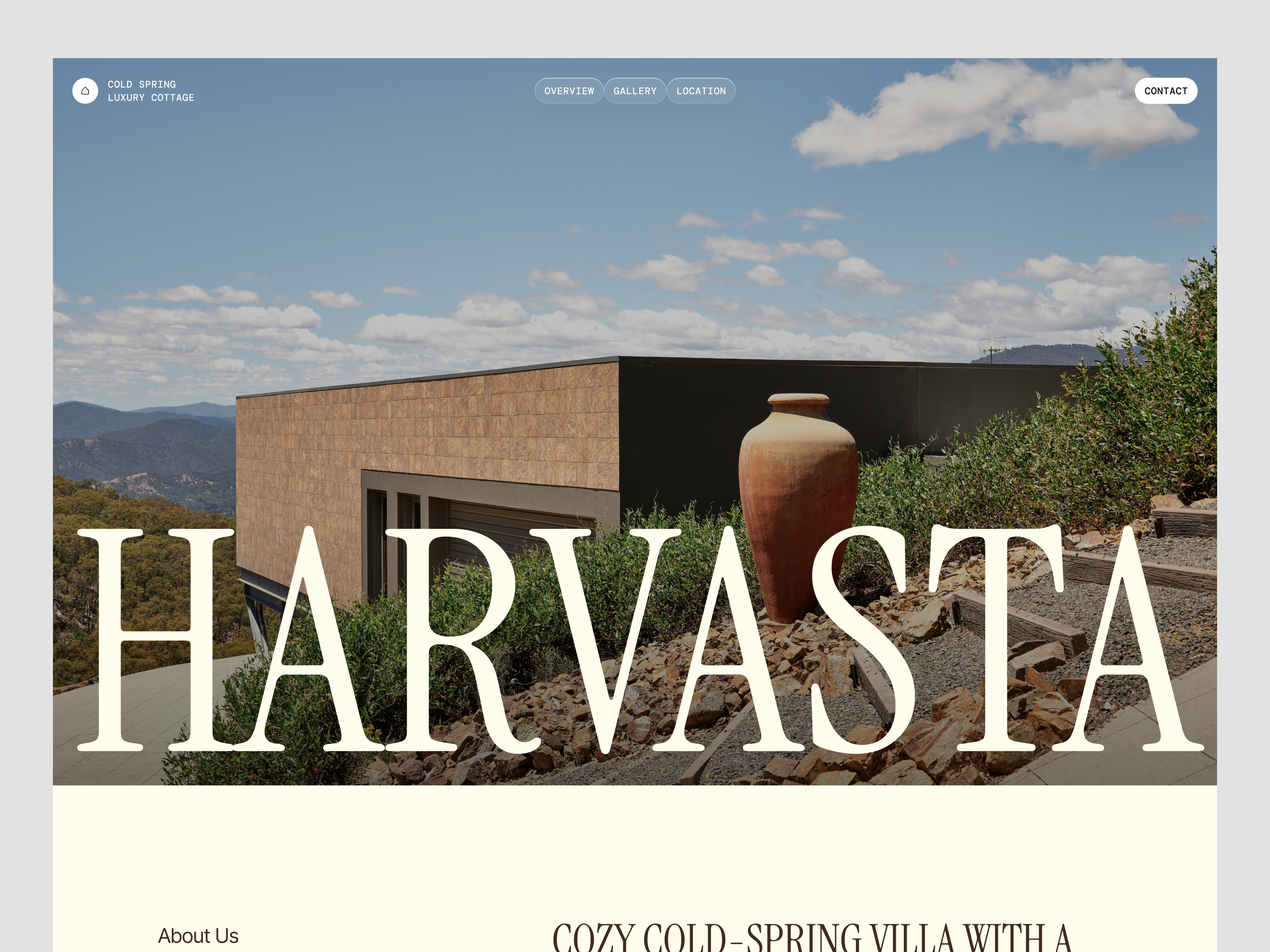 Harvasta - Luxury Real Estate Landing Page branding clean design illustration landing page luxur modern ui uiux ux web design