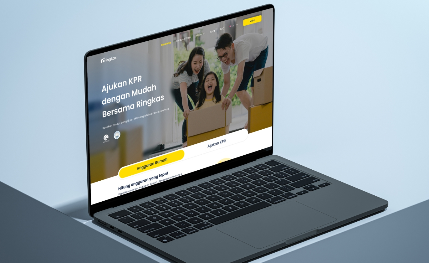 Example of Website UI Design (Homepage & Subpages)