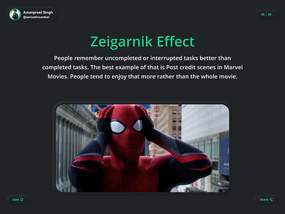 ✨ Zeigarnik Effect | UX Design Laws - 08 ✨ ux design ux design laws