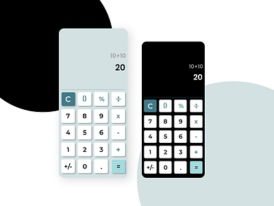 Calculator UI app branding calculator dailyui design graphic design illustration logo typography ui vector