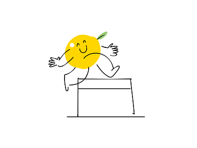 Kids' Snack & Lunch Ideas Sketch activity brush character design fruit hand drawn illustration lemon lunch sketch snack sport