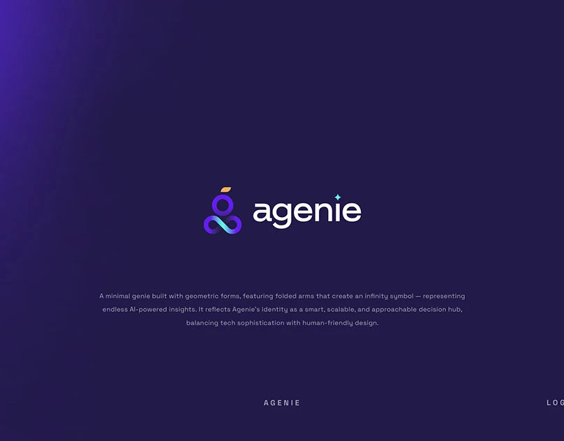 AGENIE - Brand Identity 3d animation branding graphic design logo motion graphics ui