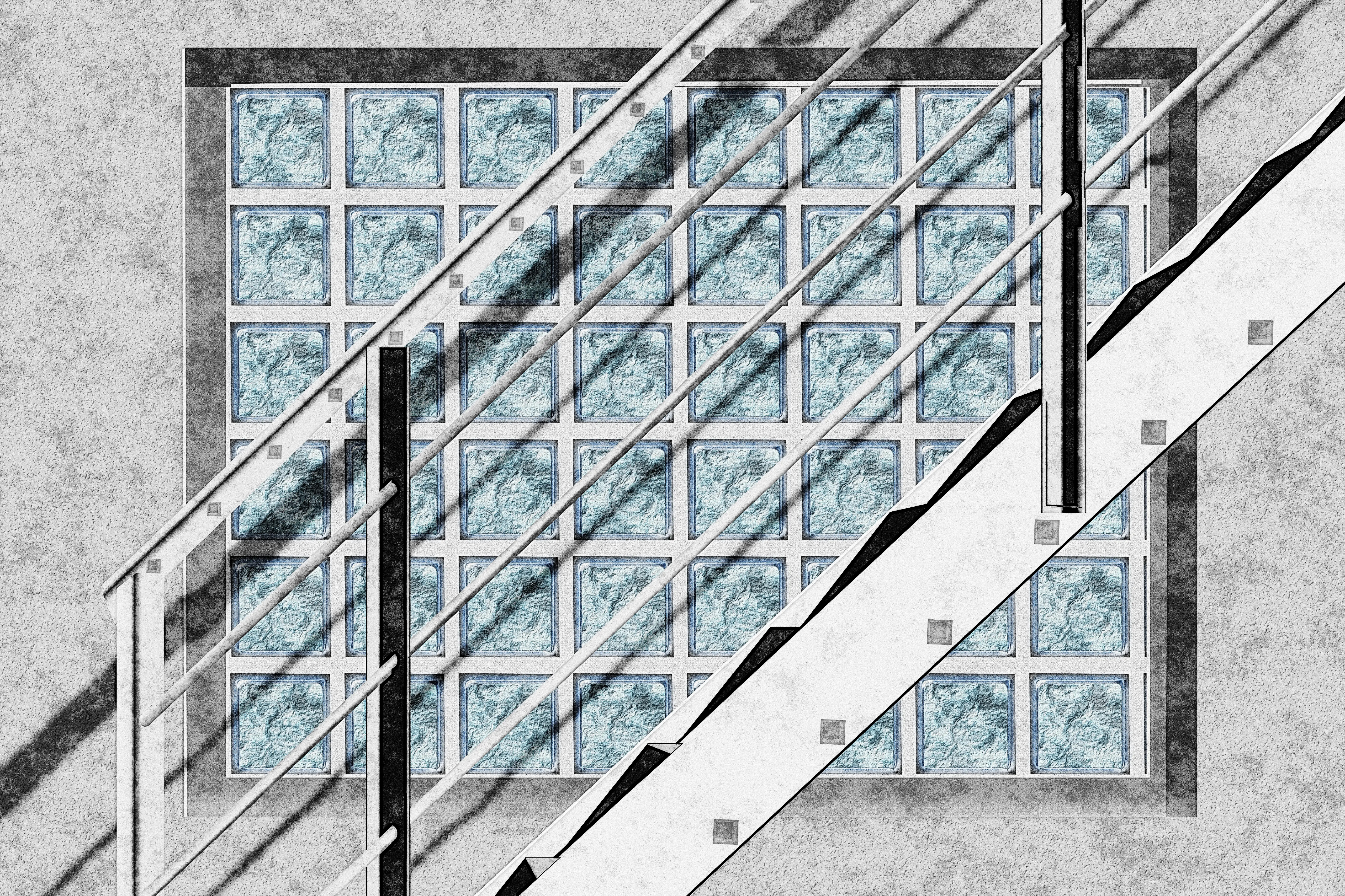 bloc bloc bloc bloc bloc bloc glass block illustration noise shunte88 vector