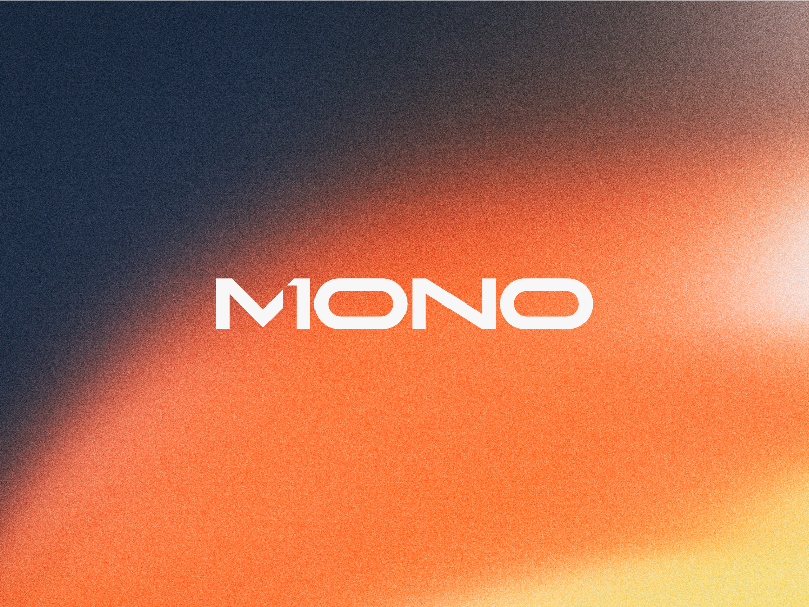 wordmark for MONO brand identity branding logodesign minimalist mono negative space one wordmark