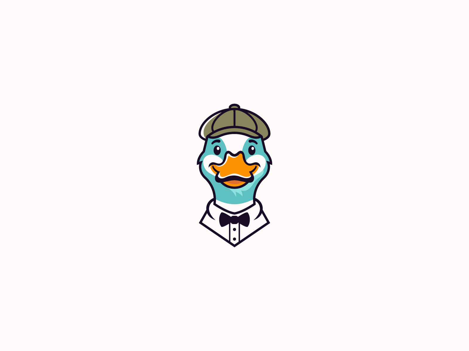 Mr Duck logo duck duck logo mr duck logo