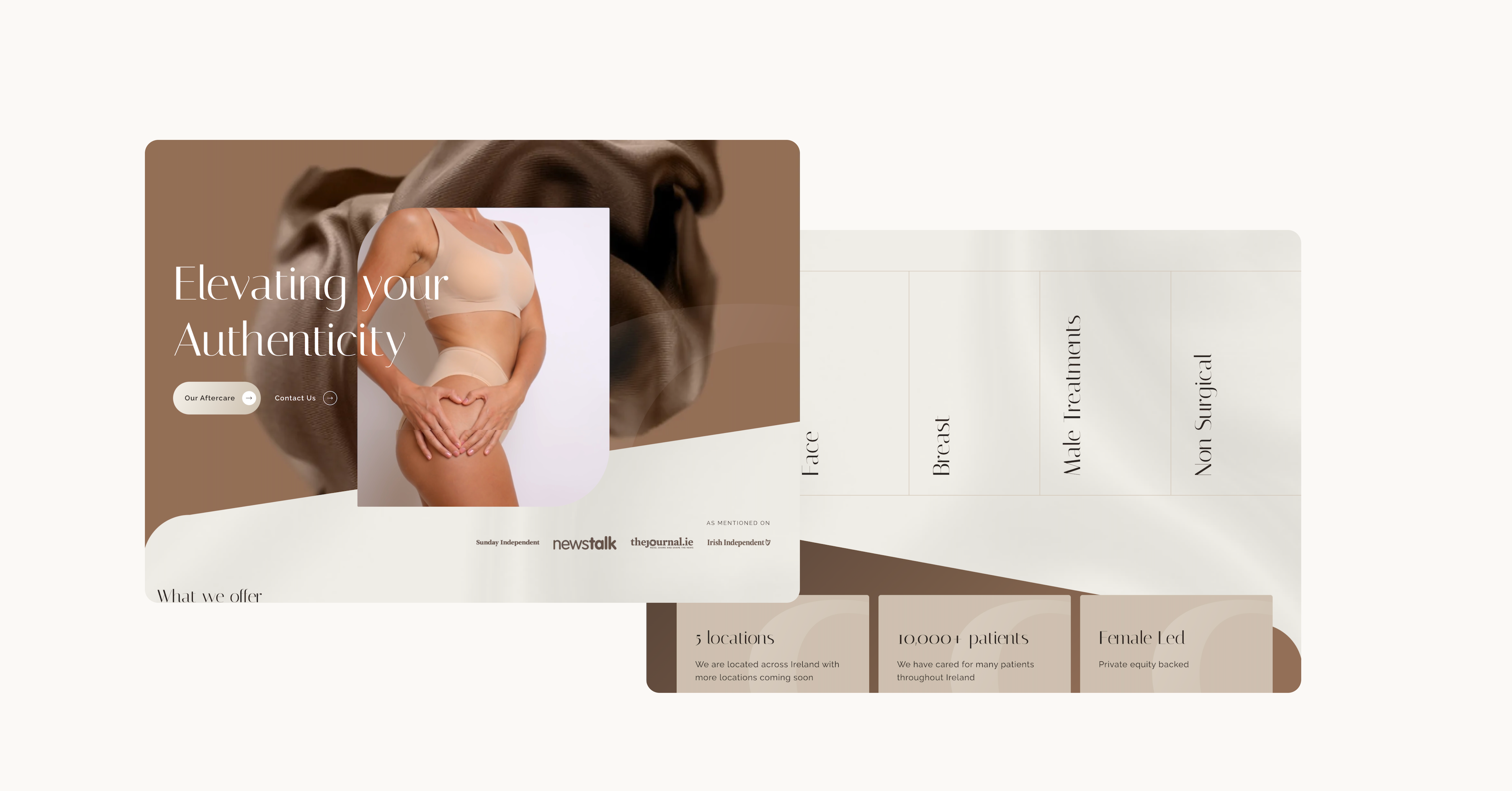 Avoca Clinic Website design homepage mobile motion graphics responsive ui ux website