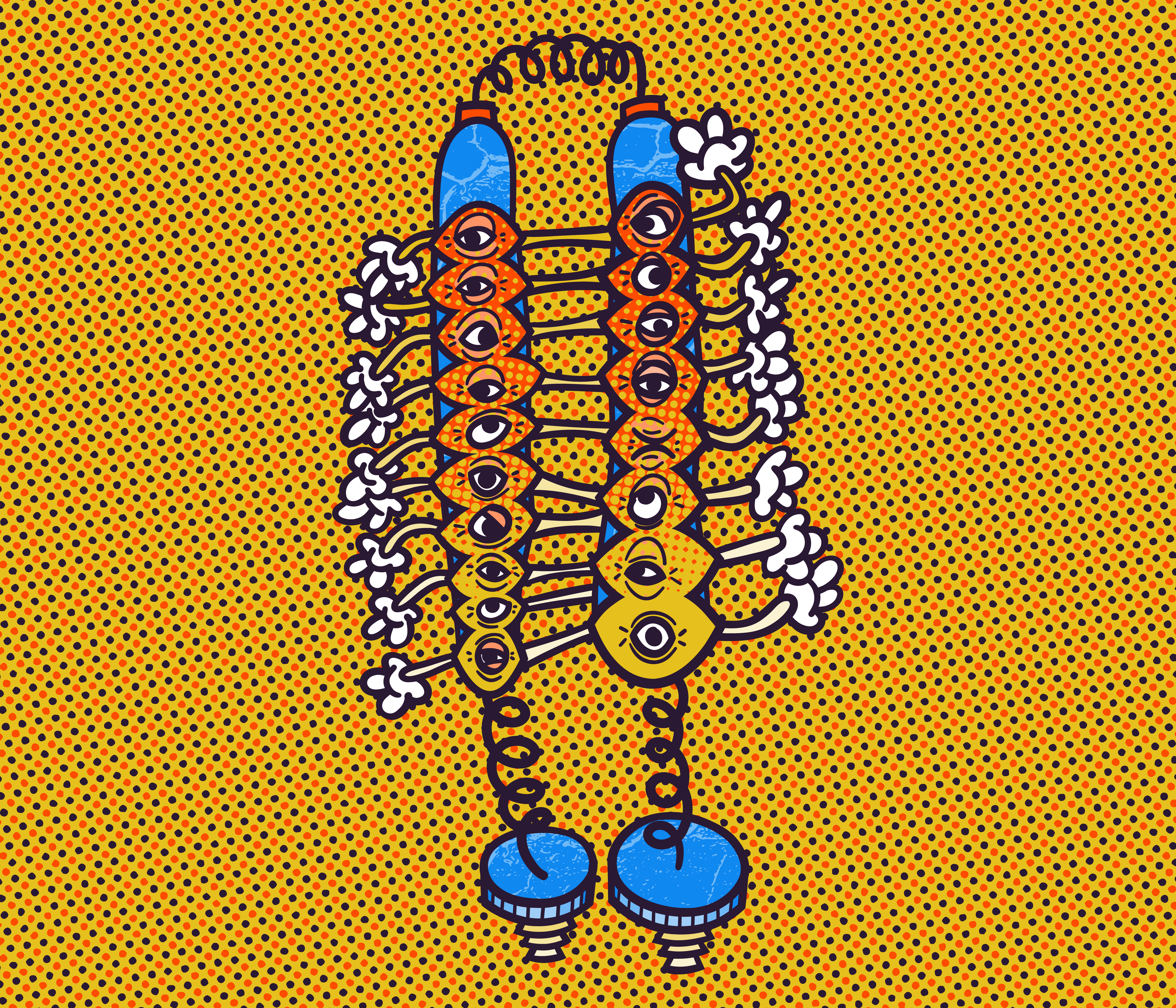 Multiple Reasons drawing graphic design illustration