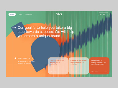 ST_S | Creative Design Agency Landing Page Website 12 agency design landing ui uiux ux web