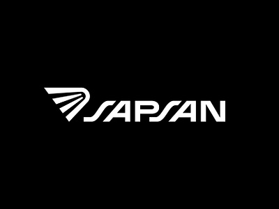 Sapsan logotype bird brand branding custom lettering design falcon logo logotype symbol typography wing