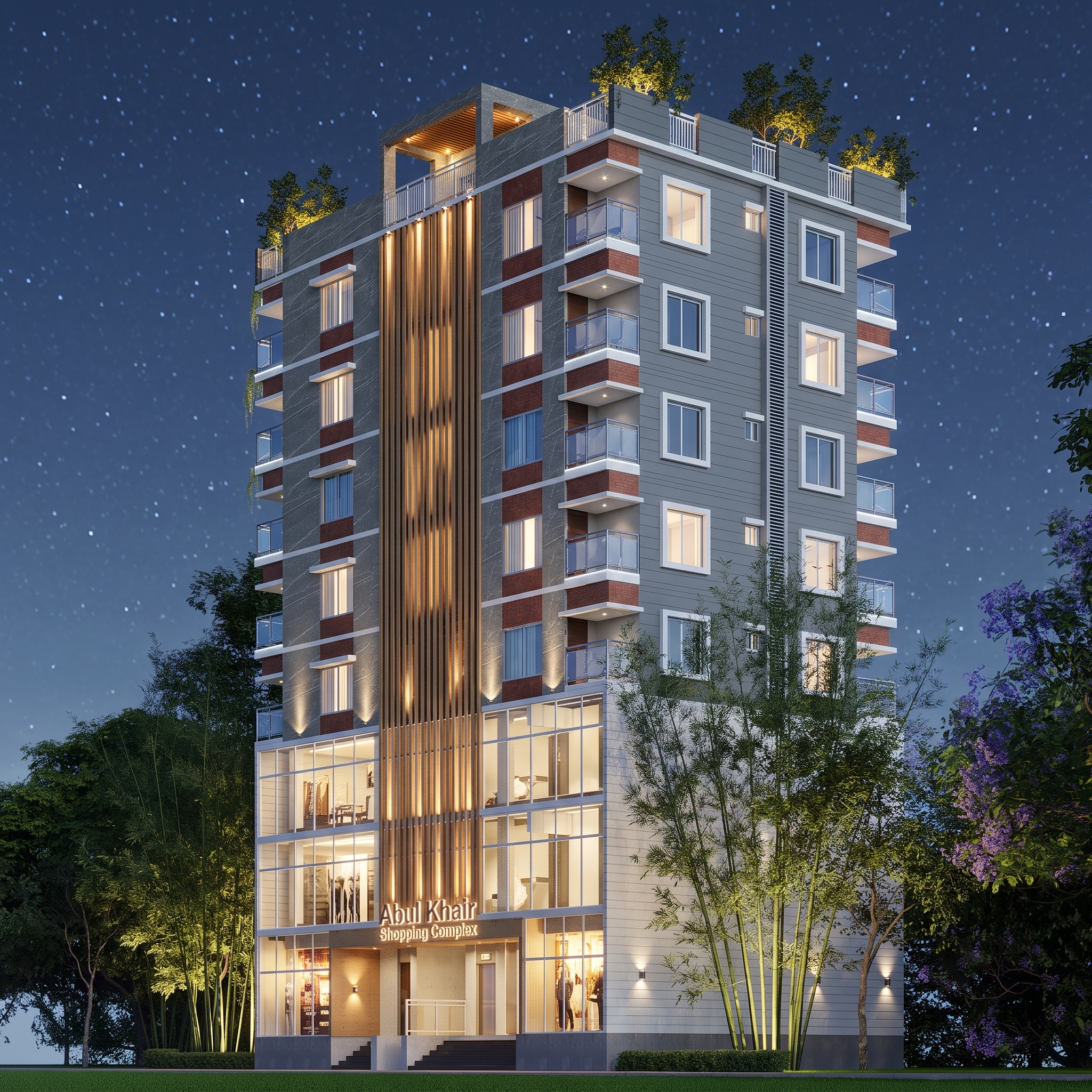 Mixed Use Apartment Design 3d 3d modeling 3d rendering desigh design interiordesign render sketchup