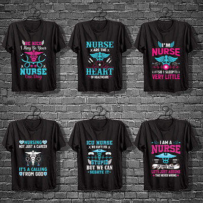 TRENDY NURSE T SHIRT DESIGN BUNDLE best best t shirt best t shirt design clinic design designer doctor graphic design health hospital illustration nurse nurse hospital nurse t shirt nurse t shirt design t shirt t shirt design typography women