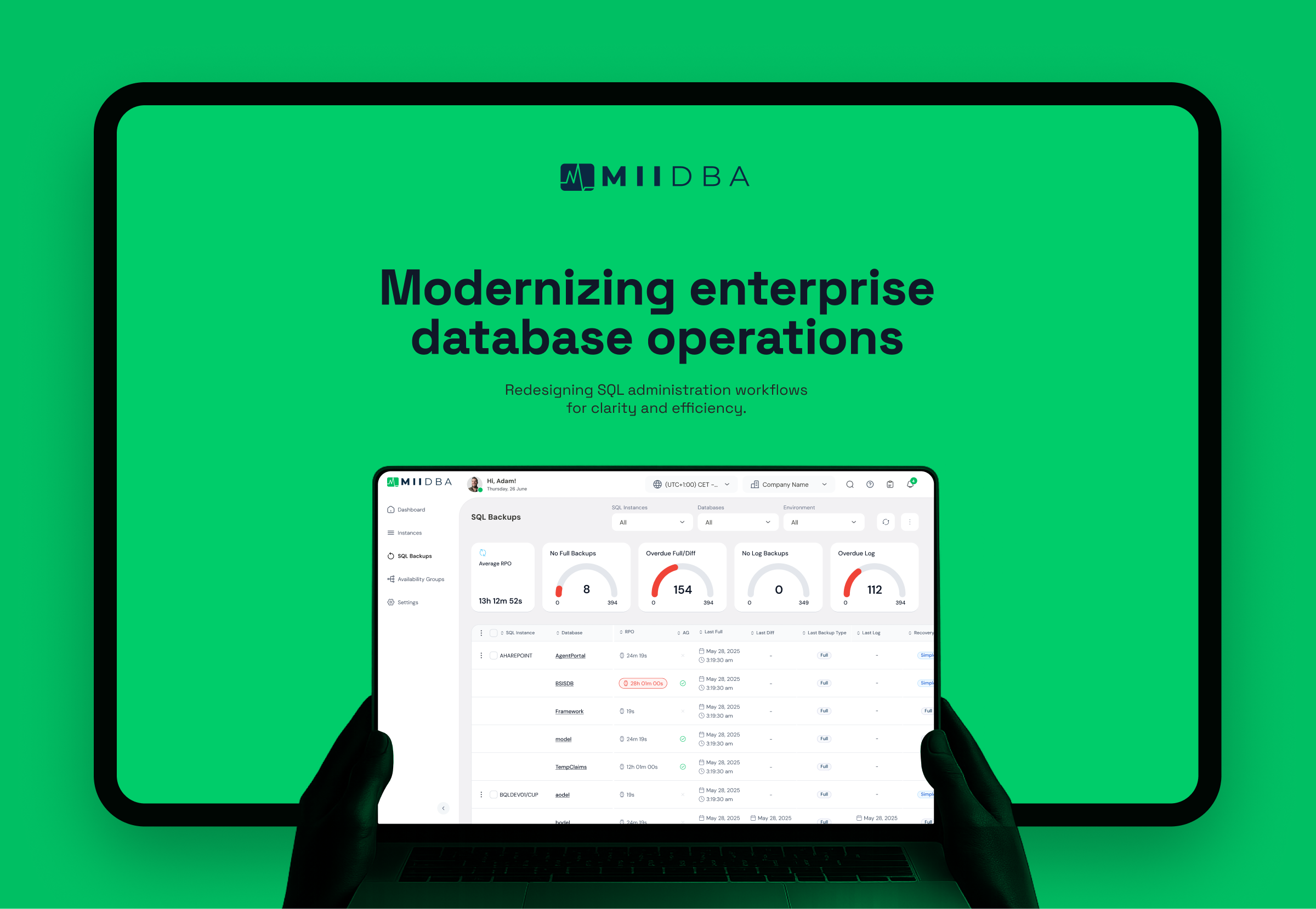 Enterprise Database Management Platform admin dashboard analytics dashboard b2b dashboard dashboard design data visualization database design system desktop app enterprise enterprise software interface design monitoring product design saas sql ui ui redesign ux web app