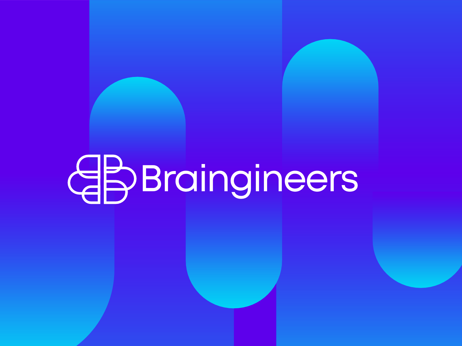 Braingineers nootropics logo design: B + brain + capsules b brain capsules pills cognitive enhancers dietary supplements engineers genes health letter mark monogram logo logo design medical medical research medicine mind modern nutrition nootropics organic natural thinking