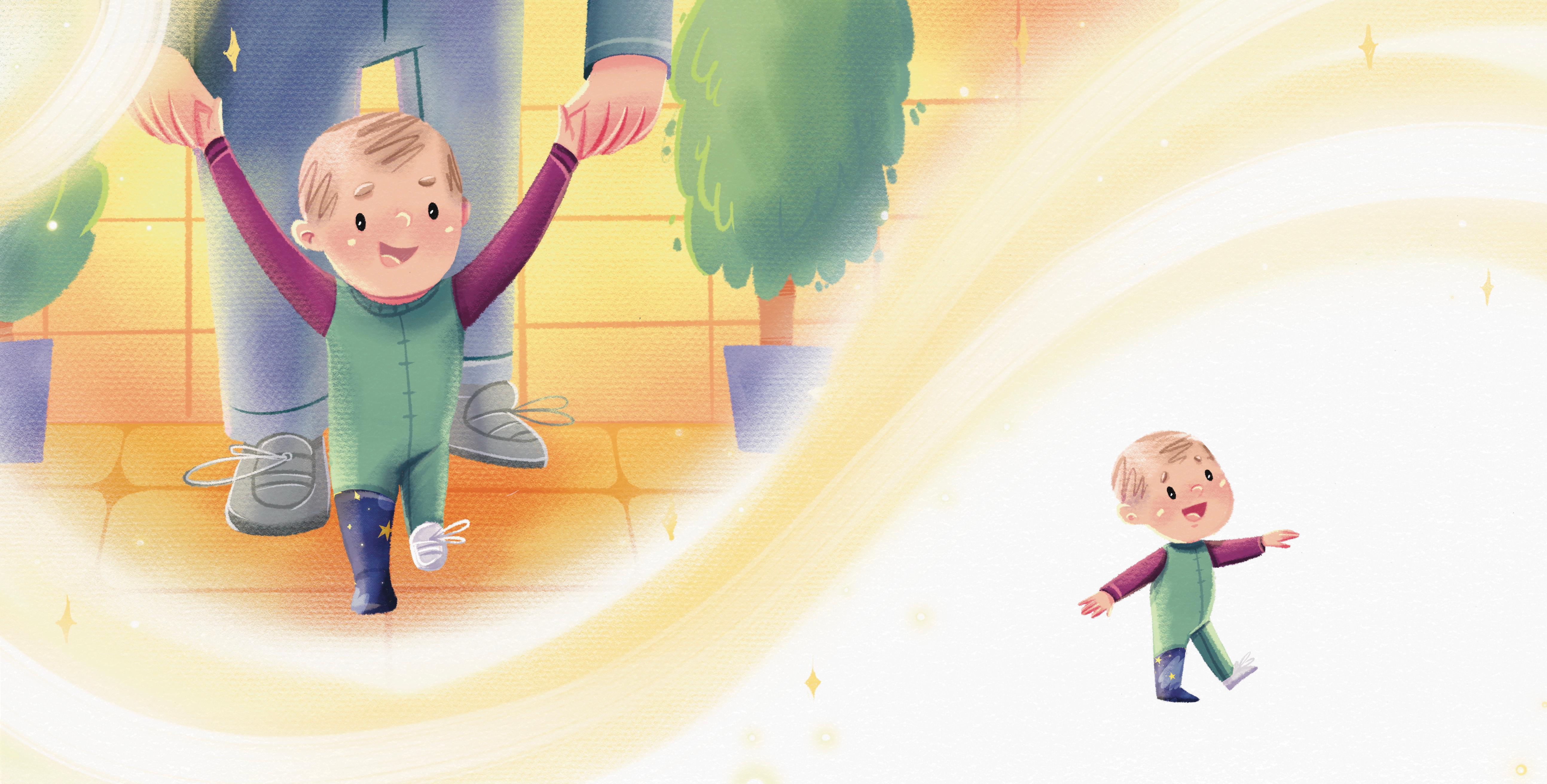 Children's book illustration spread character design children illustration design illustration inclusivity kid art procreate raster illustration
