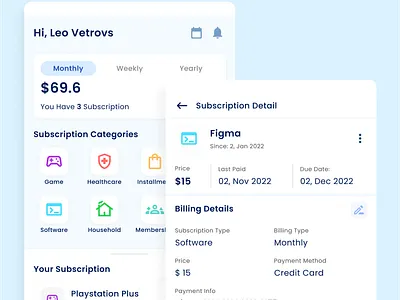 Subscription design figma mobile app subscription ui ui design
