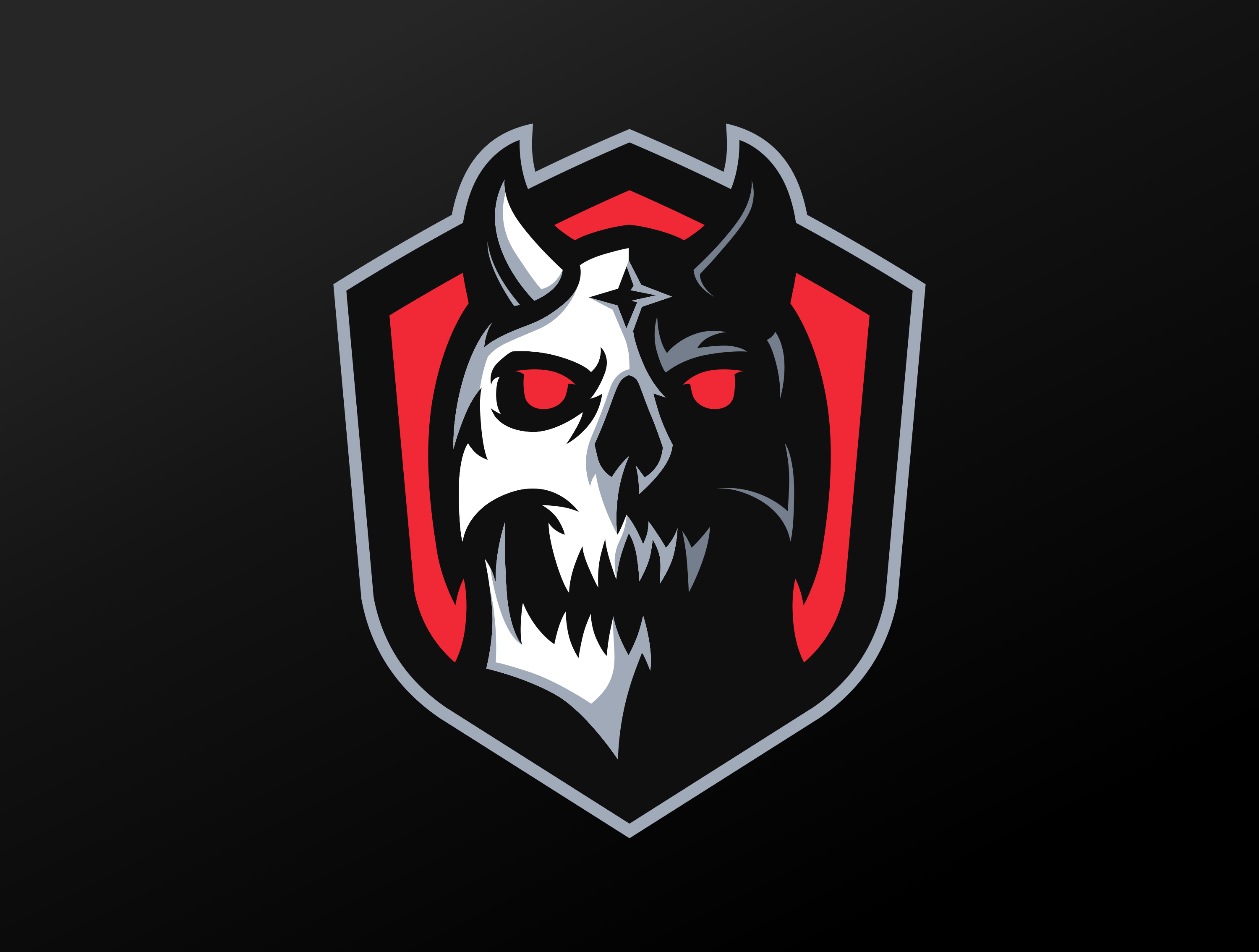 Skull Logo Mascot Concept branding design esport esportlogo gamer gaming graphic design illustration logo mascot mascot logo skull skull logo skull mascot sports logo streamer twitch