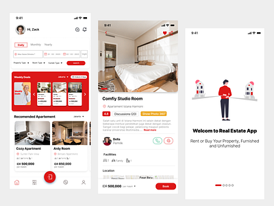 Real Estate Apps clean ui dailyui design mobile ui product design uidesign